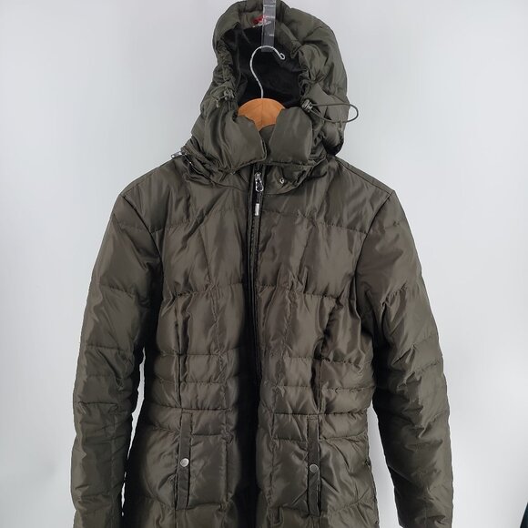 Eddie Bauer Women’s XL Goose Down Winter Coat – Long, Hooded, Warm Puffer Parka - Picture 4 of 13